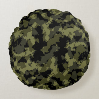 Almofada Redonda Camo Pattern