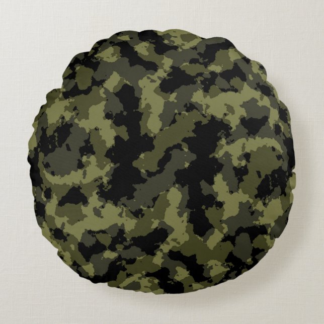 Almofada Redonda Camo Pattern (Frente)