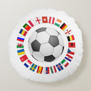 Almofada Redonda Campeonato Europeu de Futebol de 2016
