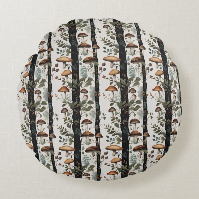 Almofada Redonda Campos do Cogumelo (Frente)