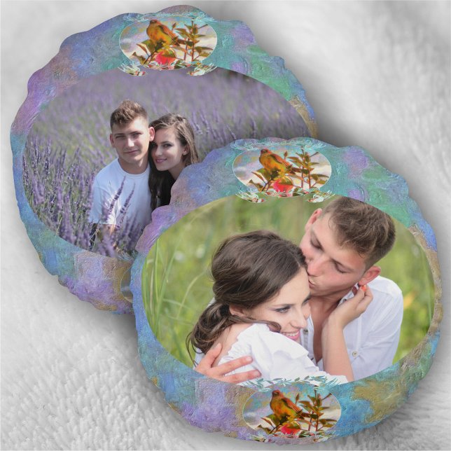 Almofada Redonda Cantor do Poolside 2338 (Criador carregado)