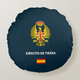 Almofada Redonda Capa de Telefone Passaporte do Exército de Terra