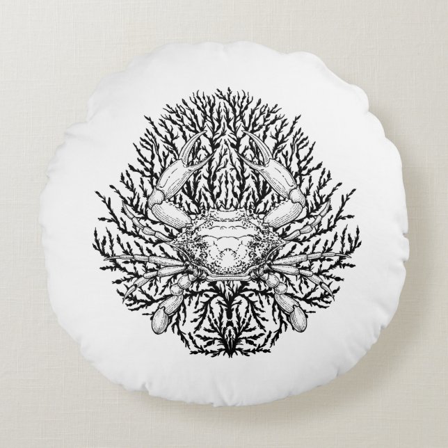 Almofada Redonda Caranguejo (Frente)