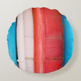 Almofada Redonda Caribe cores - abstrato