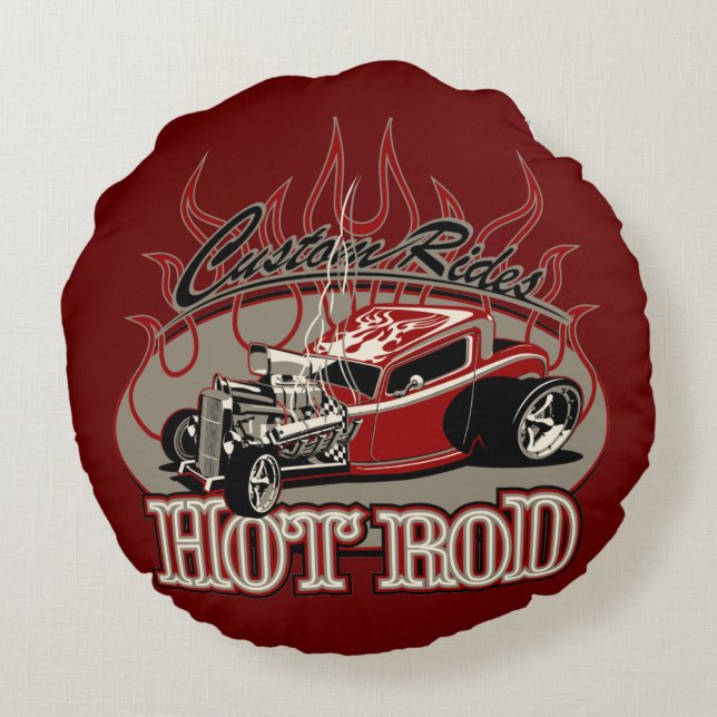 Almofada Redonda cartooncar25 (Verso)