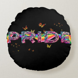 Almofada Redonda Celebrar orgulho