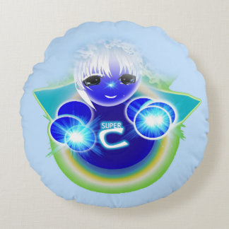 Almofada Redonda Celu super, a cura e boneca do bem-estar para