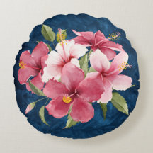 Cerrado floral azul profundo Elegante