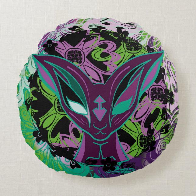 Almofada Redonda Chamalion Douyrian (Frente)