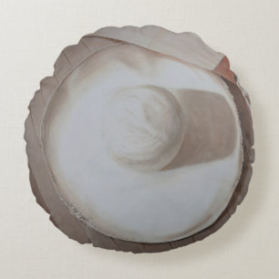 Almofada Redonda Chapéu de viagem 2012