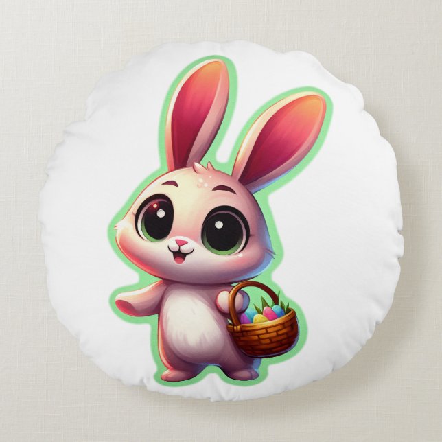 Almofada Redonda Chaveiro acrílico (Frente)