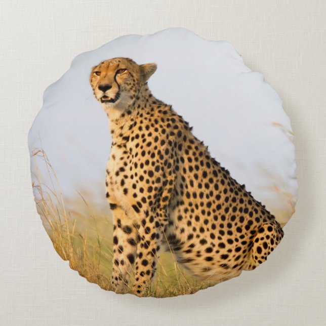 Almofada Redonda Cheetah (Verso)