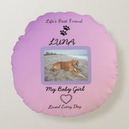 Almofada Redonda Cherished Companion Modern Pet