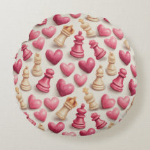 Chess & Hearts Valentines Pattern