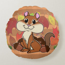 Almofada Redonda Chipmunk Cheeky -