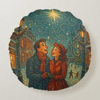 Almofada Redonda Christmas Wonder Round Pillow