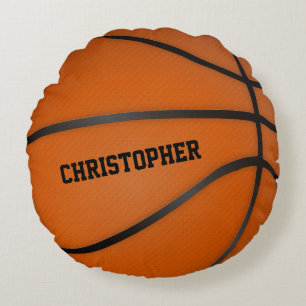 Almofada Redonda Ciclo Personalizado de Basquete