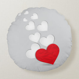 Almofada Redonda Cinza