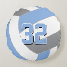 cinza azul ou QUALQUER equipe colorido vôlei infan