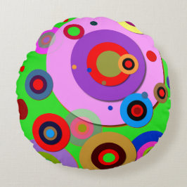 Almofada Redonda Círculos internos nº 1