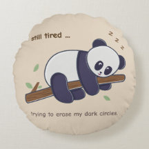 Citação do Panda Preguiçoso – Ainda Cansado e Olhe