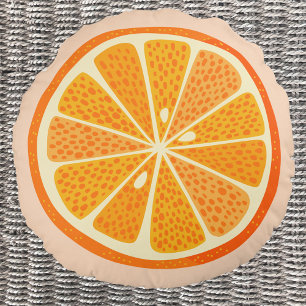 Almofada Redonda Citrus Orange