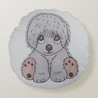 Almofada Redonda Cobrir Cushion Cachorro Cachorro Cortado