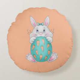 Almofada Redonda Coelho da Páscoa