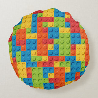 Almofada Redonda Cojín redondo (16") personalizado, Poliéster peina