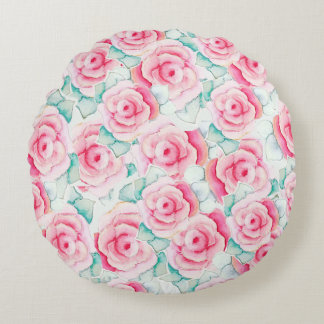 Almofada Redonda cojín redondo Throw Pillow Roses