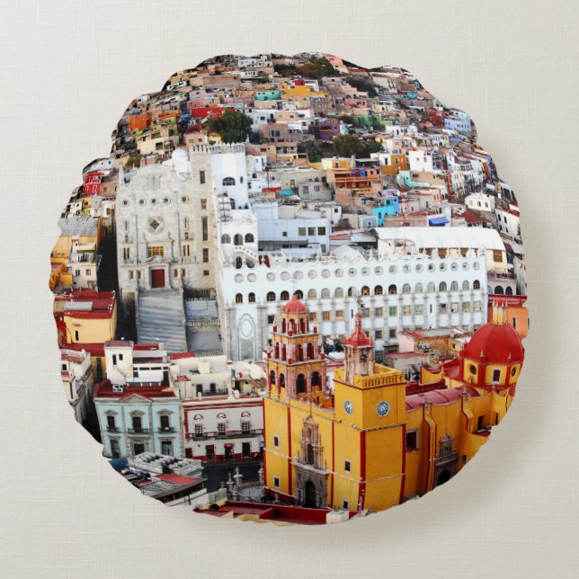 Almofada Redonda Coleção da cor (Frente)