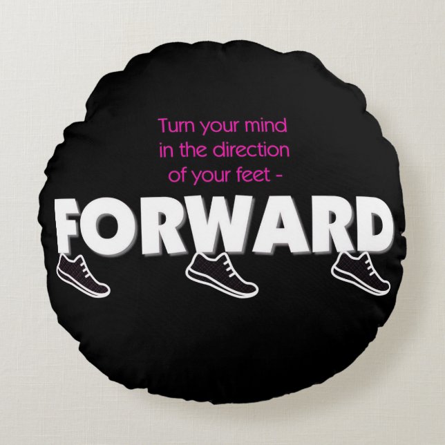 Almofada Redonda Coleção de encaminhamento (Frente)