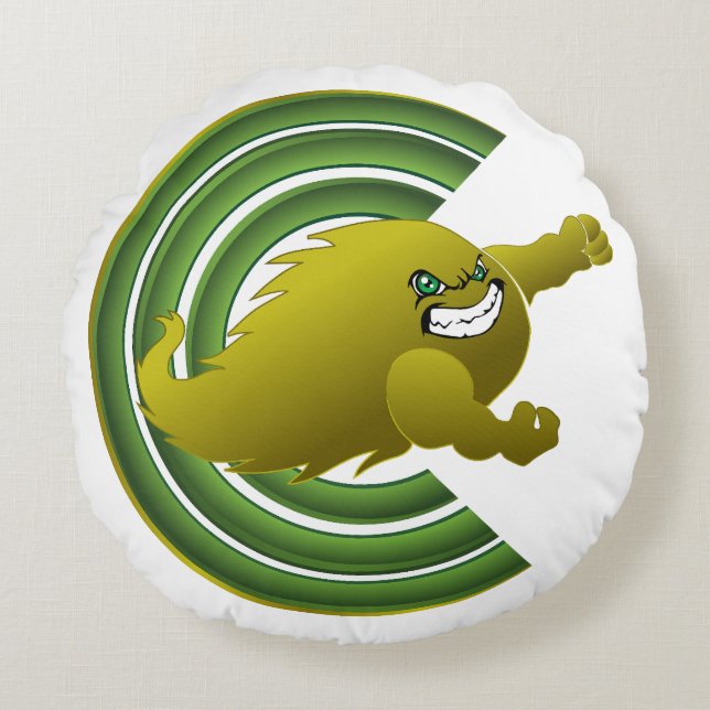 Almofada Redonda Coloma Comets #2 (Frente)