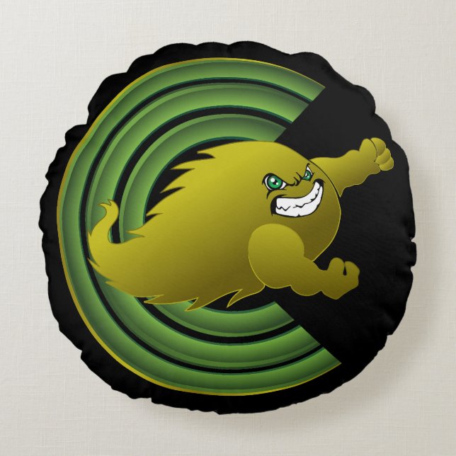 Almofada Redonda Coloma Comets #2 (Frente)