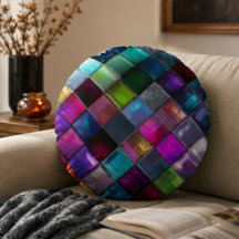 Colorful Glass Mosaic Tile Vibrant Geometric Multi