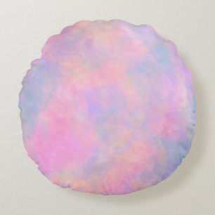 Almofada Redonda Combinação fantástica de cores de Pastel