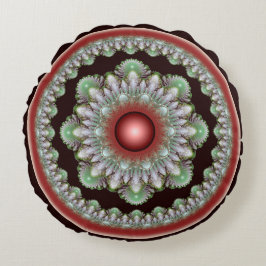 Almofada Redonda Condecoração redonda brilhante de Natal