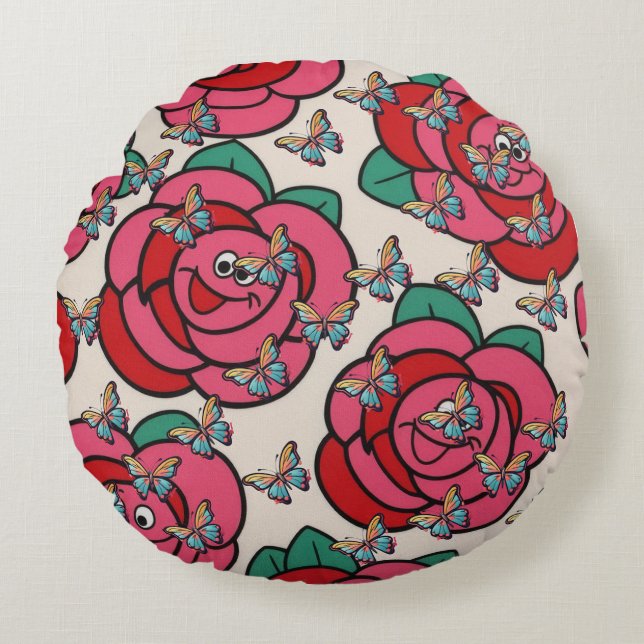 Almofada Redonda Conforto de na moda para cada espaço (Frente)