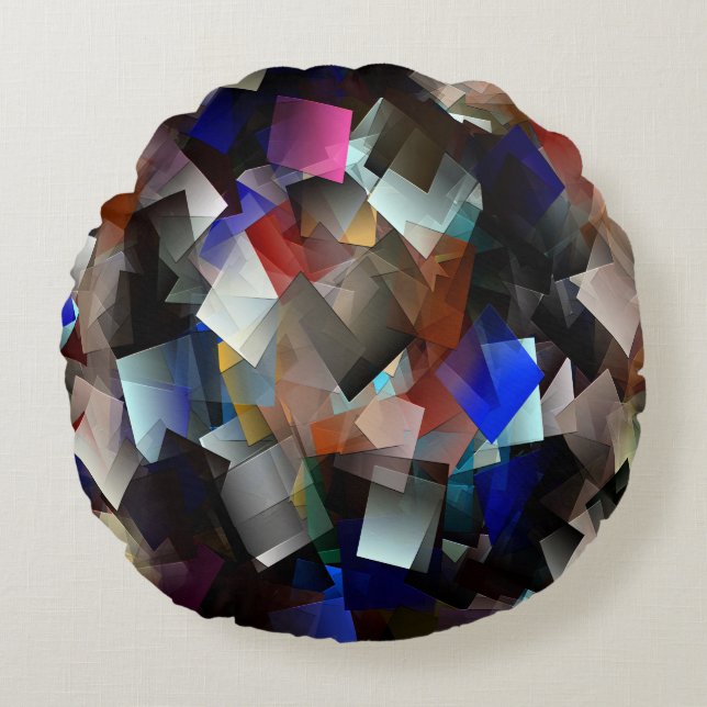 Almofada Redonda Confusão.... (Frente)