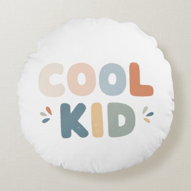 Almofada Redonda Cool Kid  (Frente)