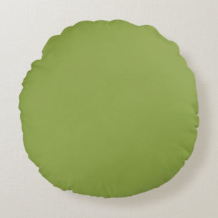Almofada Redonda Cor Verde Lima Moderado Sólido