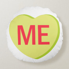 Almofada Redonda Coração de Doce - EU