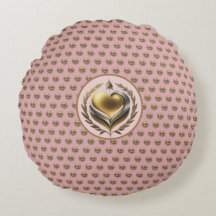 Coração do Travesseiro Redondo da Liberdade