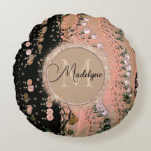 Coral rosa-chic e espinho-cigano preto