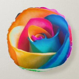 Almofada Redonda Cores de rosas