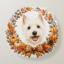 Coroa de Outono Westie