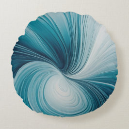 Almofada Redonda Cosmic Hand in Starry Galaxy – Surreal Spiritual S