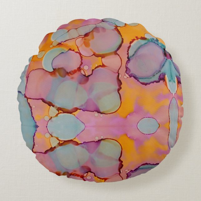 Almofada Redonda Cotton Candy Mirage (Frente)