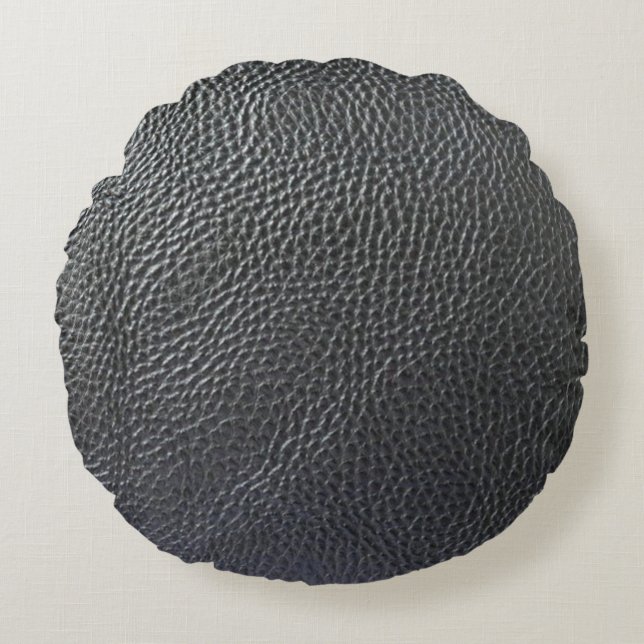 Almofada Redonda couro (Frente)