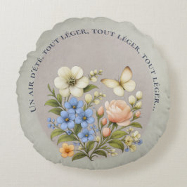 Almofada Redonda coussin boho un air d'été botanique